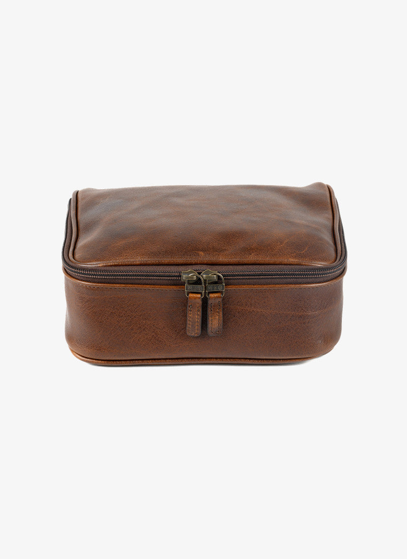Donald Wash Kit in Titan Milled Brown by Moore & Giles