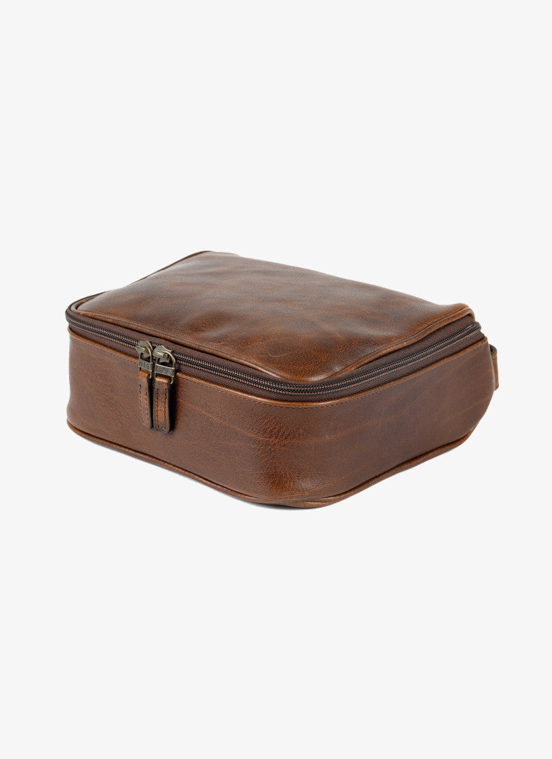 Donald Wash Kit in Titan Milled Brown by Moore & Giles