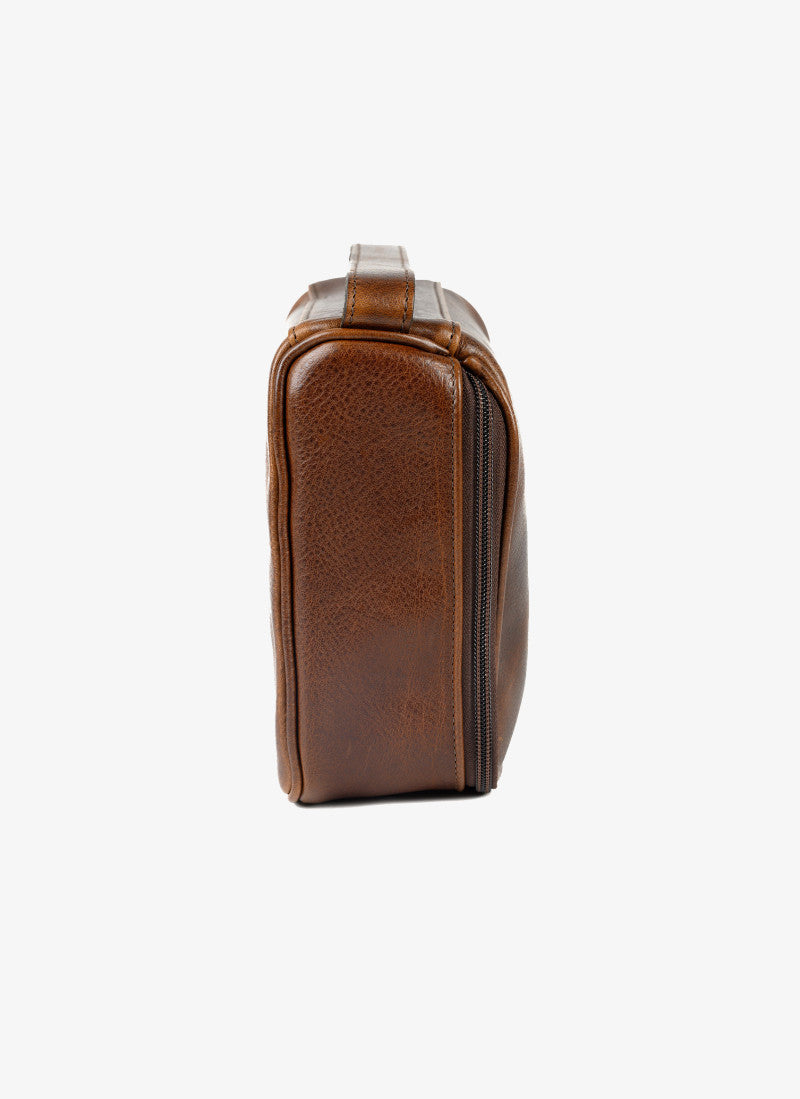 Donald Wash Kit in Titan Milled Brown by Moore & Giles