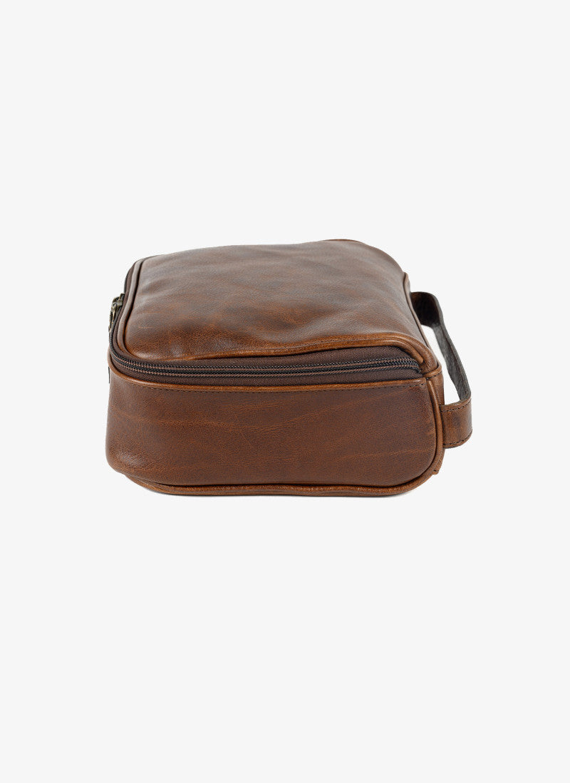 Donald Wash Kit in Titan Milled Brown by Moore & Giles