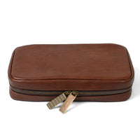Kent Travel Kit in Seven Hills Umber by Moore & Giles