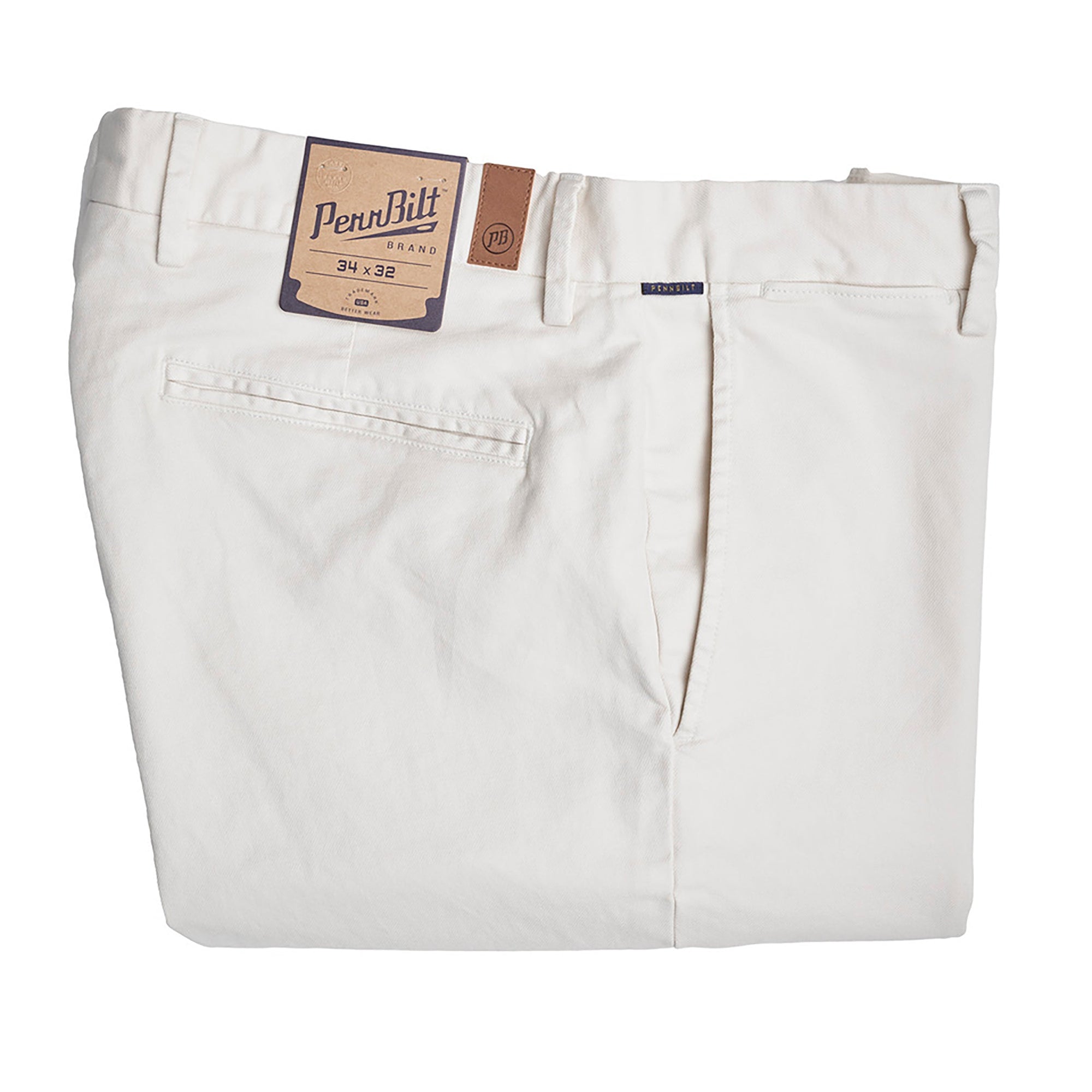 The Plainsman Tapered Leg Khakis in Stone, Size 40 x 34 by Pennbilt