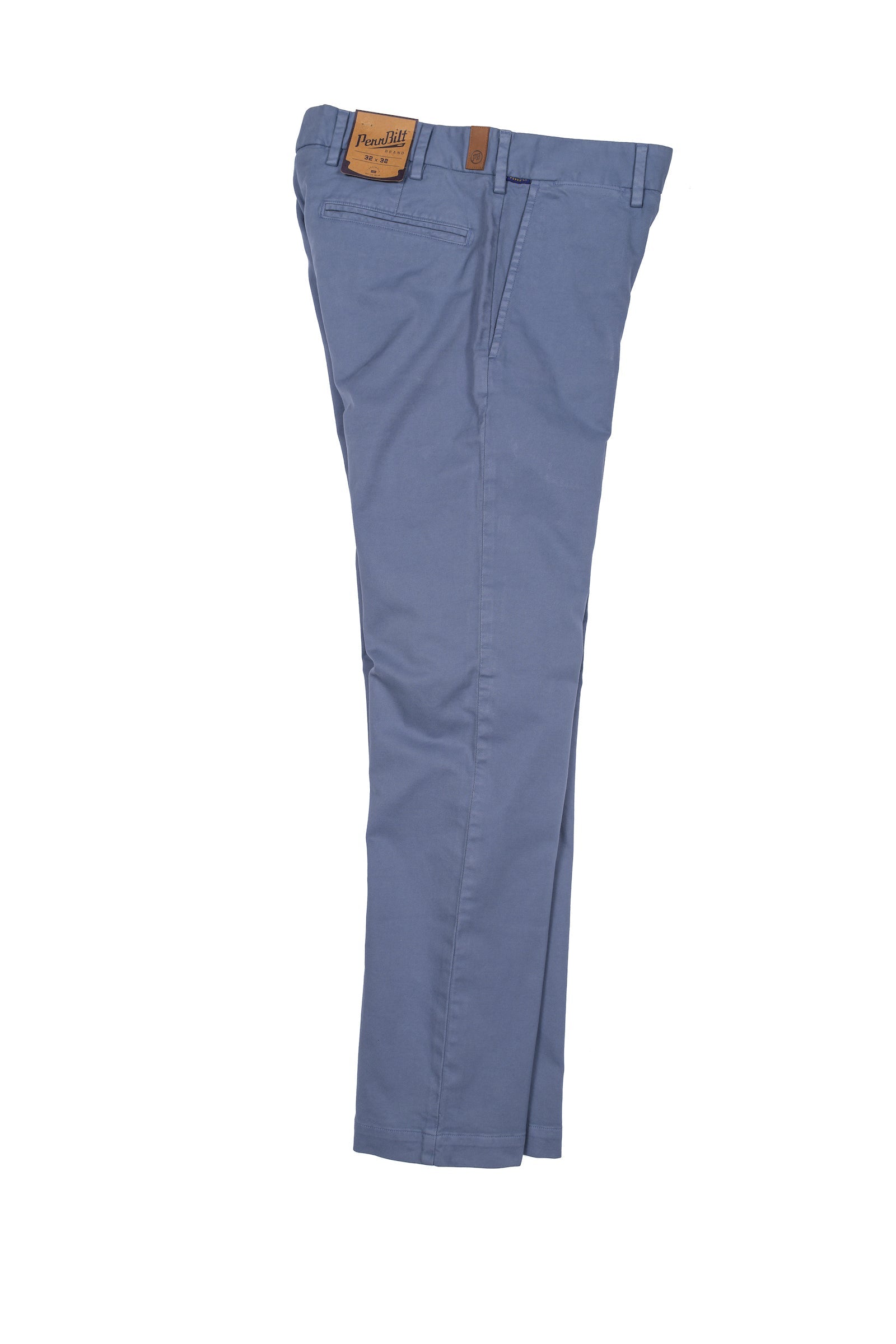 The Plainsman Tapered Leg Khakis in Slate Blue by Pennbilt