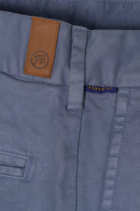 The Plainsman Tapered Leg Khakis in Slate Blue by Pennbilt