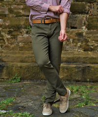 Bull Denim Boot Cut Jean in Forest (Modern Boot Cut Fit) by Borgo28