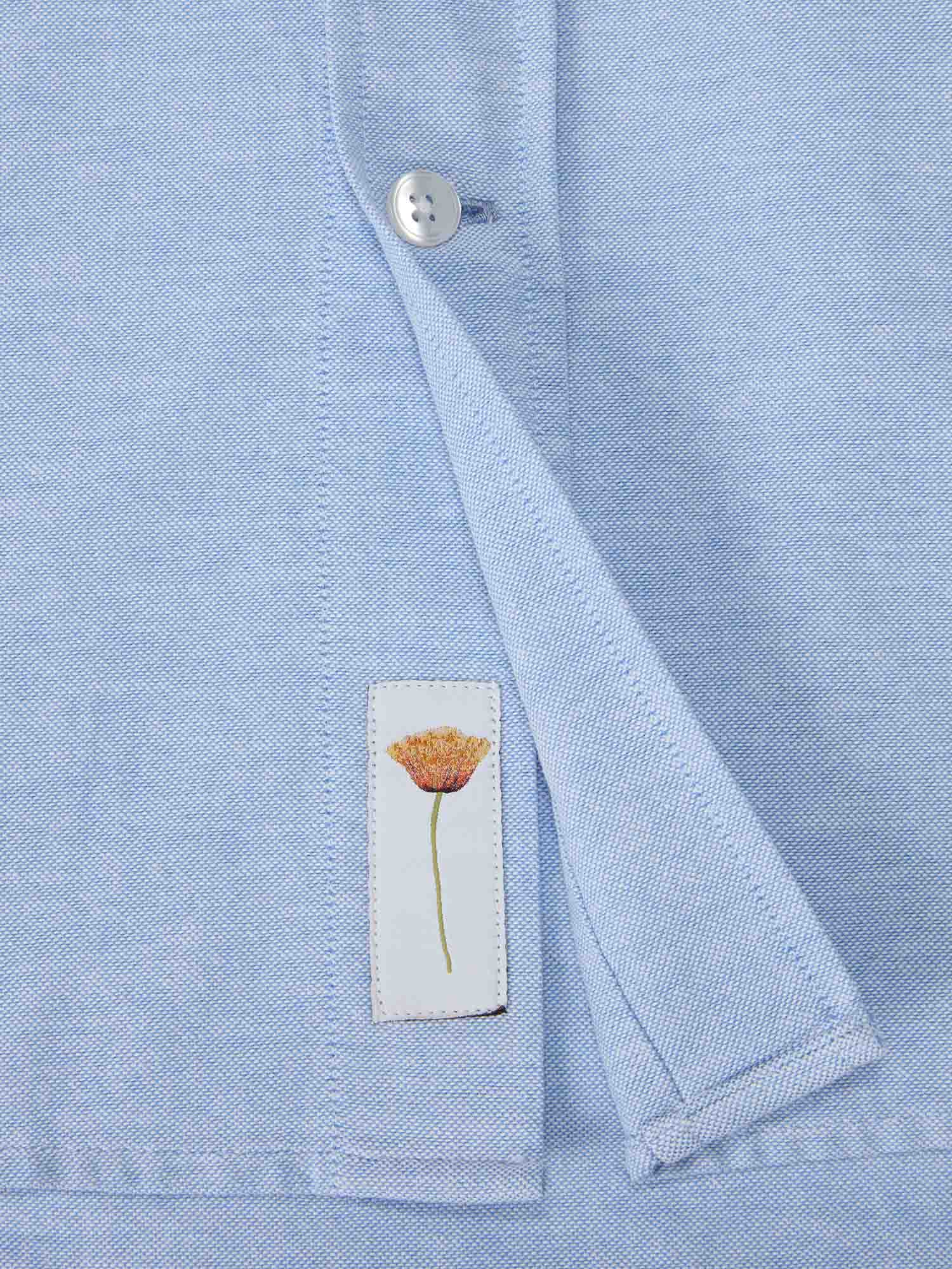 Harrison Button Down Oxford Shirt in Light Blue by Robert Talbott