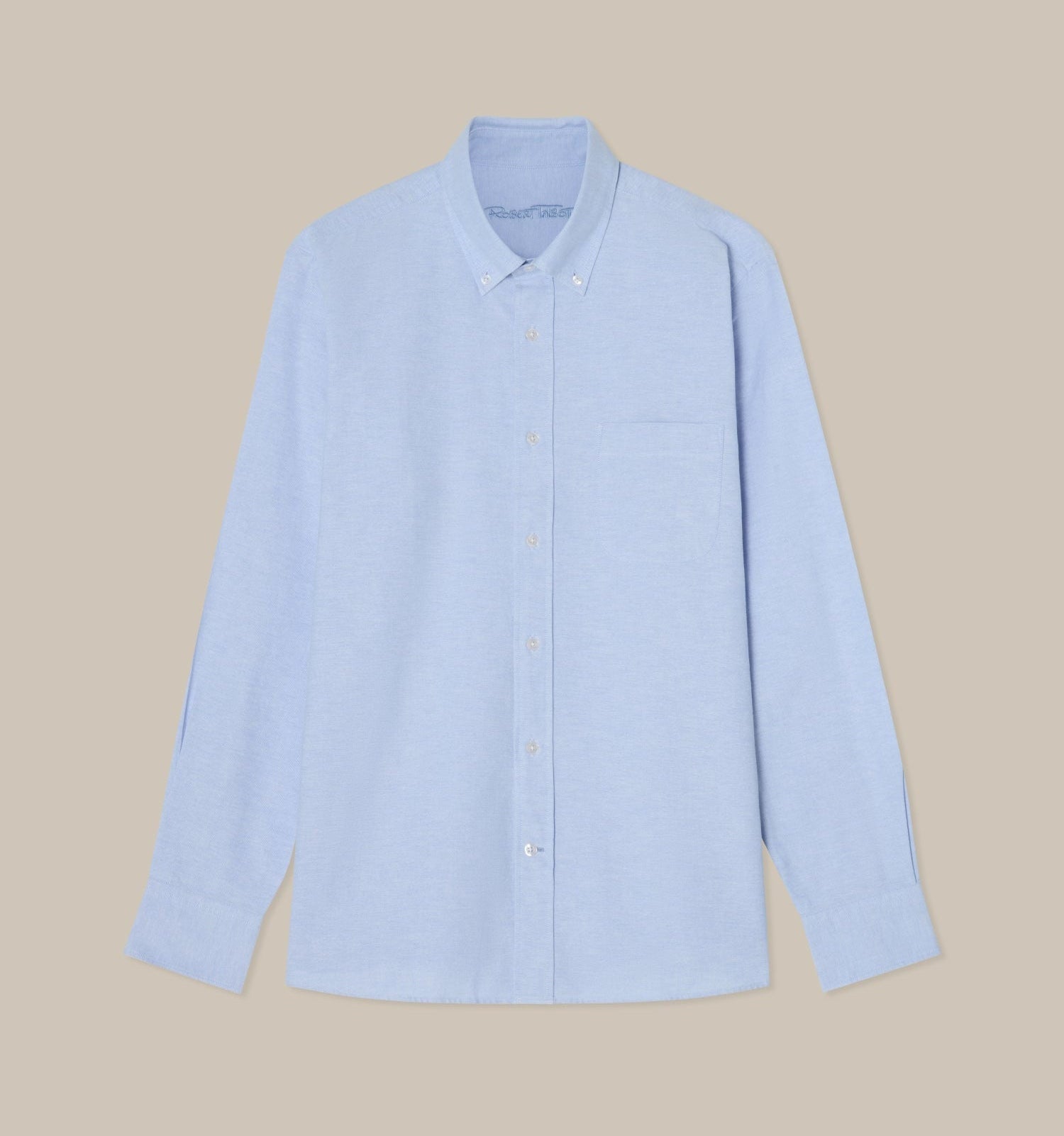 Harrison Button Down Oxford Shirt in Light Blue by Robert Talbott