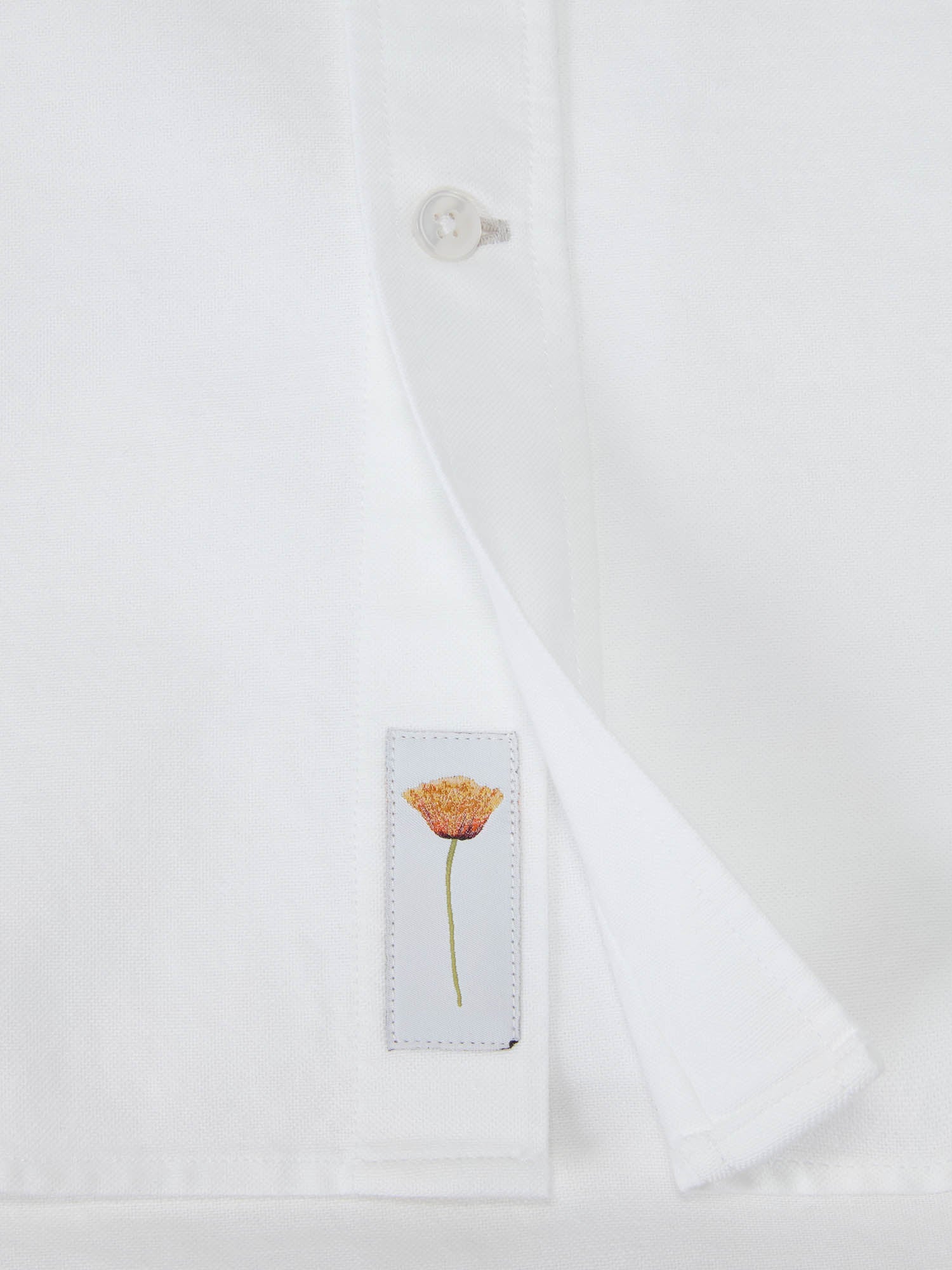 Harrison Button Down Oxford Shirt in White by Robert Talbott