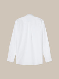 Harrison Button Down Oxford Shirt in White by Robert Talbott