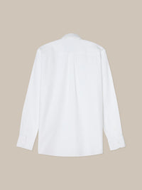 Harrison Button Down Oxford Shirt in White by Robert Talbott