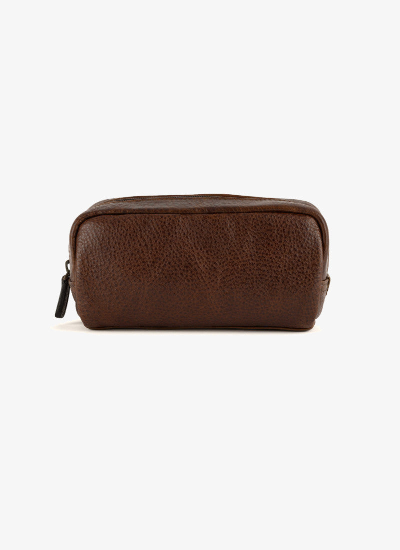 George Mini Wash Kit in Titan Milled Brown by Moore & Giles