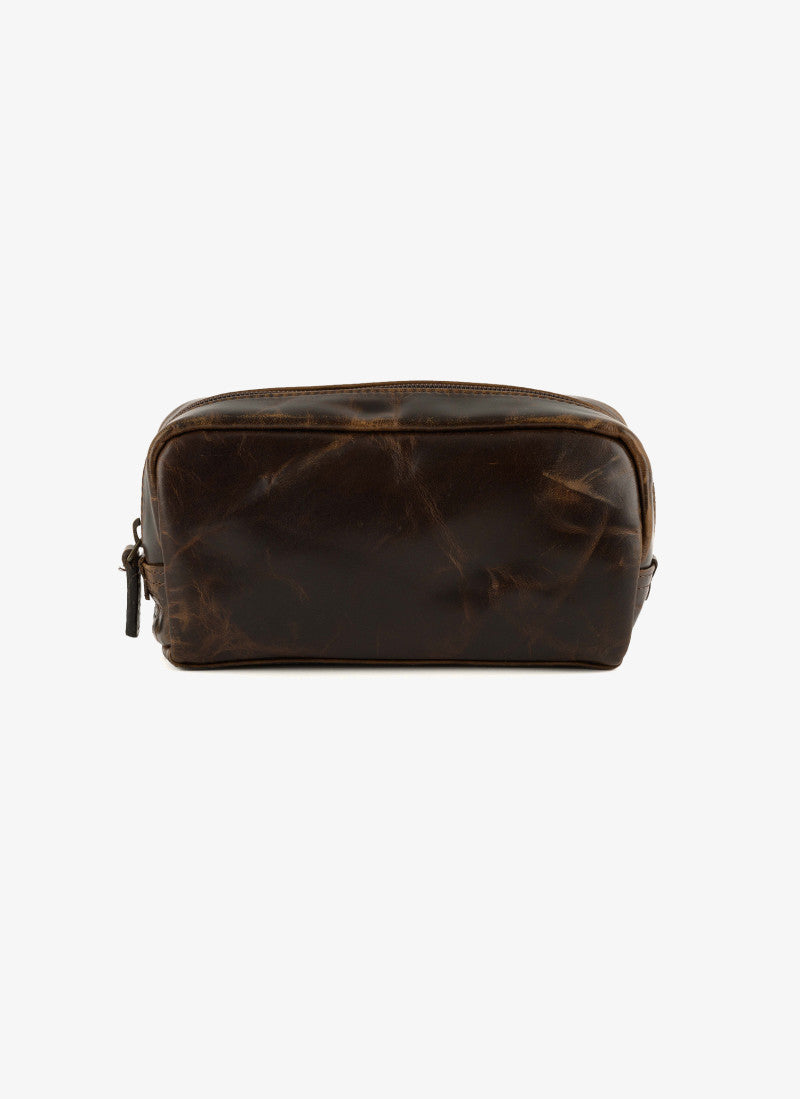 George Mini Wash Kit in Brompton Brown by Moore & Giles