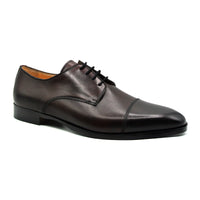 Enzo Italian Calfskin Lace Up in Black Cherry by Zelli Italia
