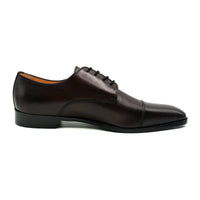 Enzo Italian Calfskin Lace Up in Black Cherry by Zelli Italia