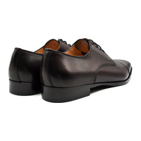 Enzo Italian Calfskin Lace Up in Black Cherry by Zelli Italia