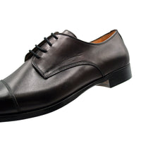 Enzo Italian Calfskin Lace Up in Black Cherry by Zelli Italia