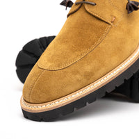 Campo Italian Sueded Goatskin Blucher in Tobacco by Zelli Italia