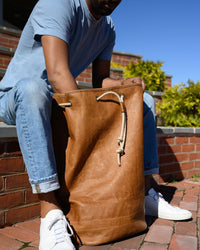 Reclaimed Surplus Duffel in Heirloom Oak by Moore & Giles