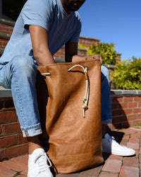 Reclaimed Surplus Duffel in Heirloom Oak by Moore & Giles