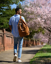 Reclaimed Surplus Duffel in Heirloom Oak by Moore & Giles