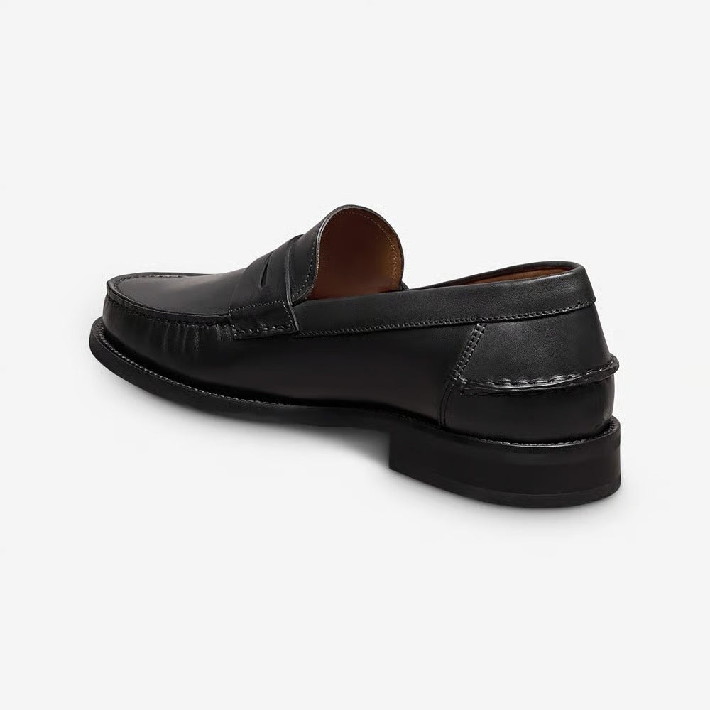 Sorrento Moccasin-Style Penny Loafer in Black Leather by Allen Edmonds