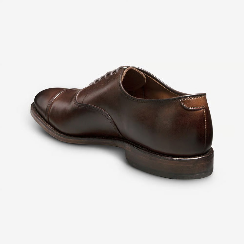 Park Avenue Cap-Toe Oxford Dress Shoe in Mahogany Leather by Allen Edmonds
