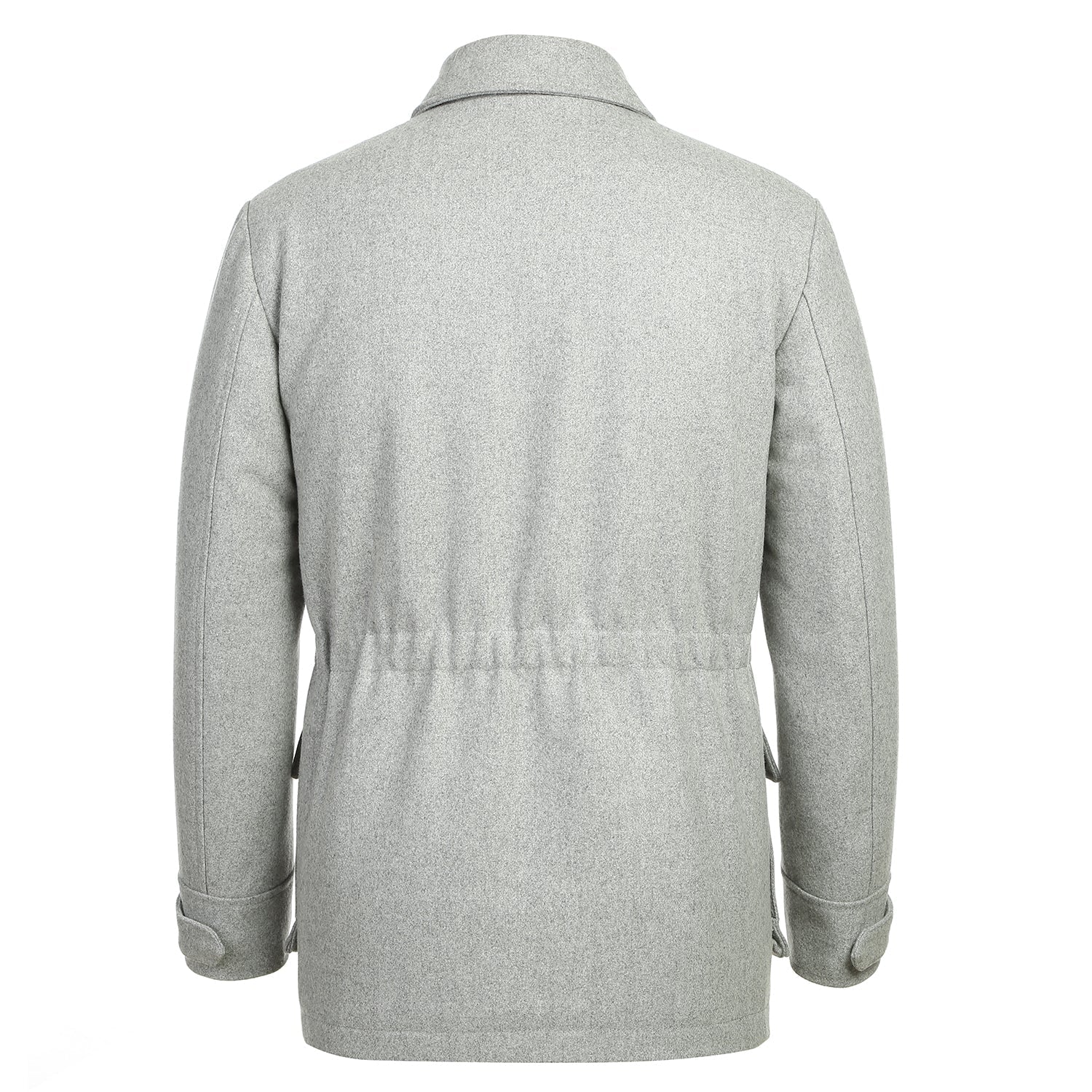 Wool Blend SLIM FIT Short Overcoat in Grey (Regular, Short, & Long Lengths) by English Laundry