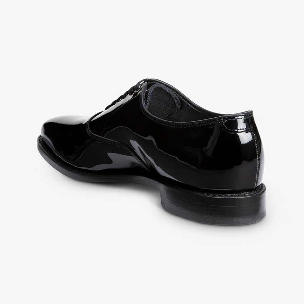 Carlyle Plain-Toe Oxford Dress Shoe in Black Patent Leather by Allen Edmonds