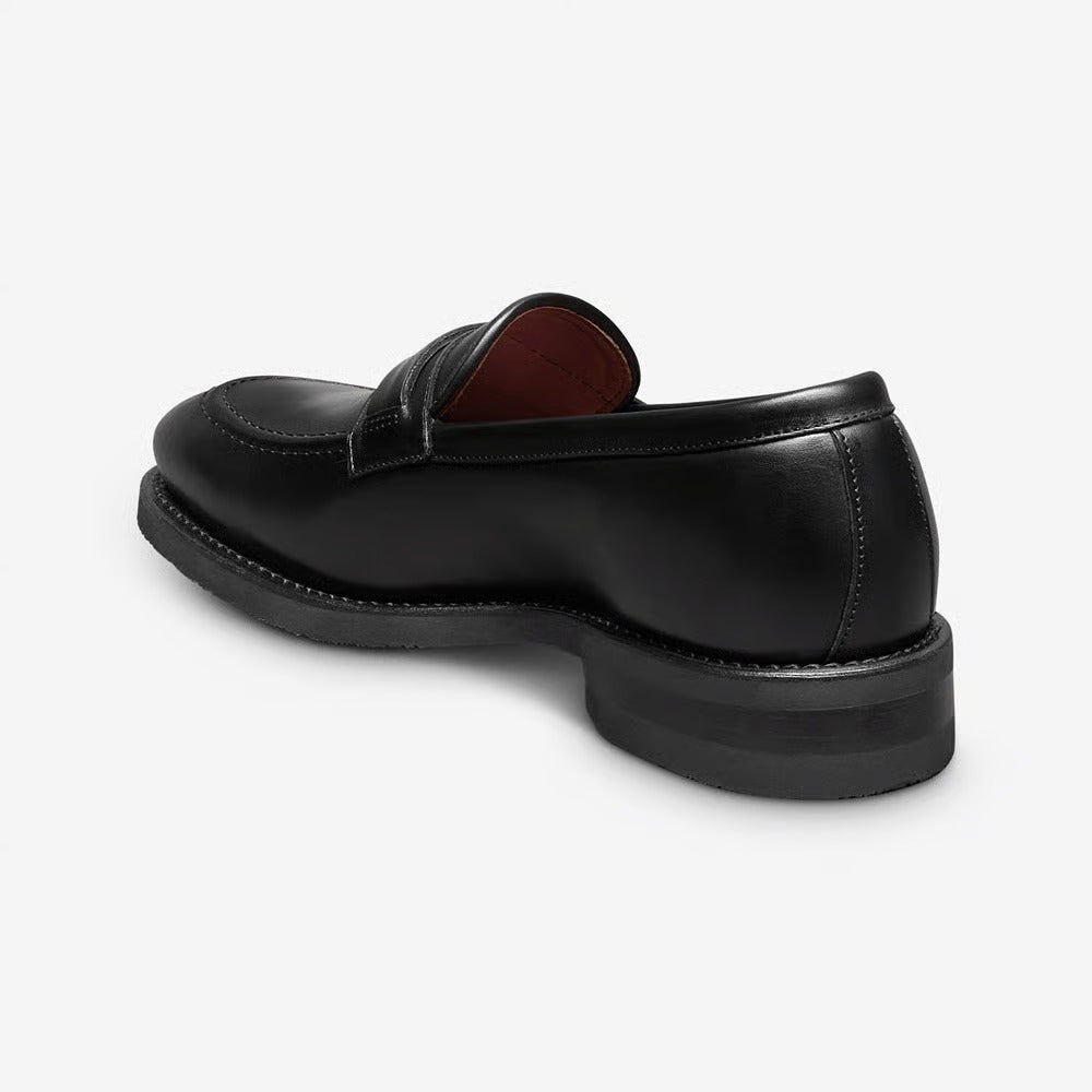 Rollins Dress Buckle Loafer in Black Leather by Allen Edmonds