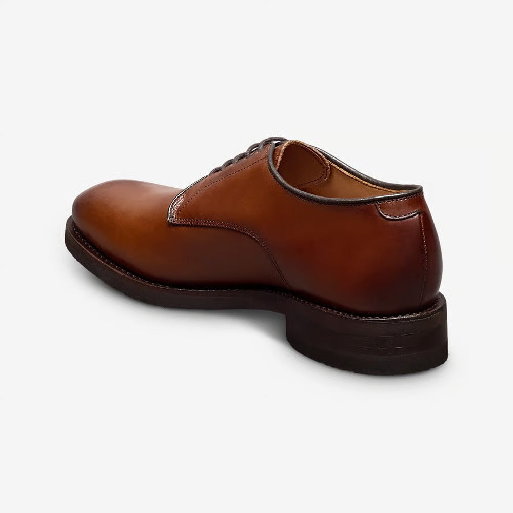 Ramsey Plain-Toe Derby Dress Shoe in Chili Leather by Allen Edmonds