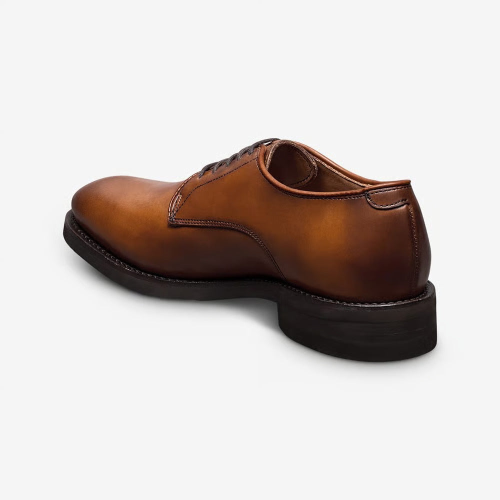 Ramsey Plain-Toe Derby Dress Shoe in Walnut Leather by Allen Edmonds