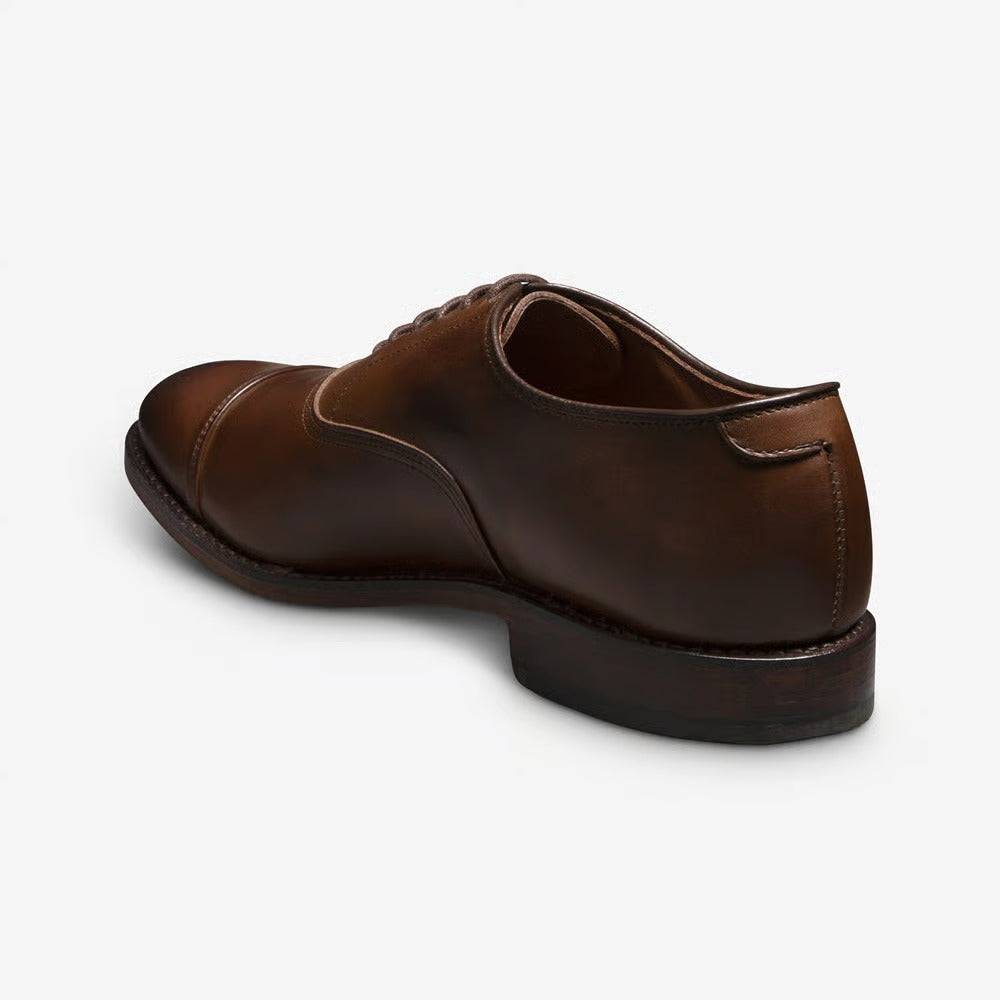 Park Avenue Cap-Toe Oxford Dress Shoe in Coffee Brown Leather by Allen Edmonds
