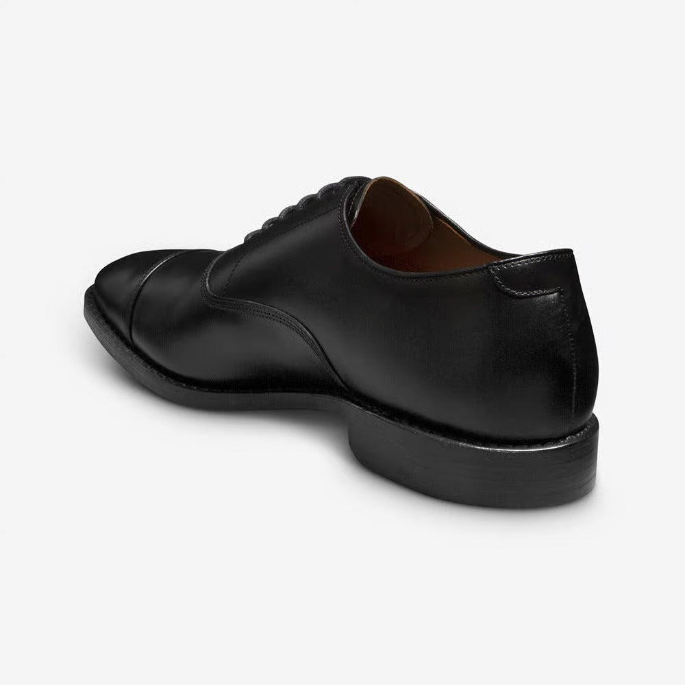 Park Avenue Cap-Toe Oxford Dress Shoe in Black Leather by Allen Edmonds