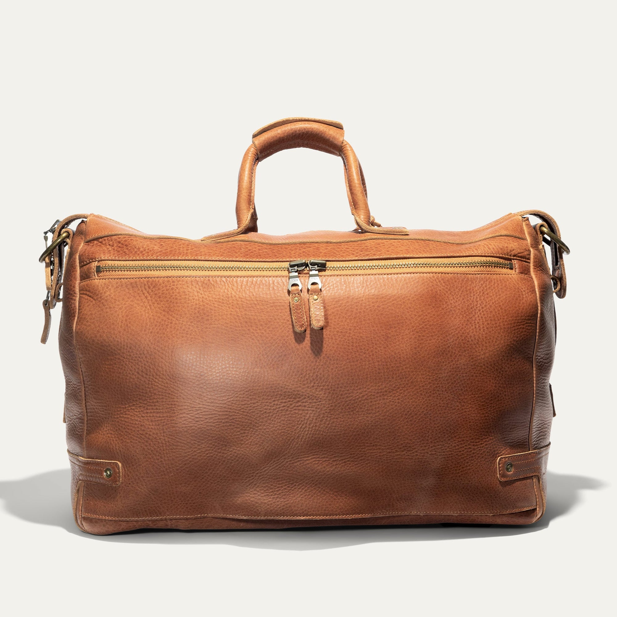 Leather Travel Duffle in Tan by Will Leather Goods