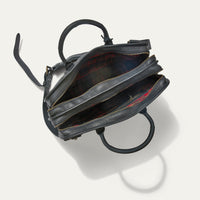 Hank Leather Satchel in Black by Will Leather Goods