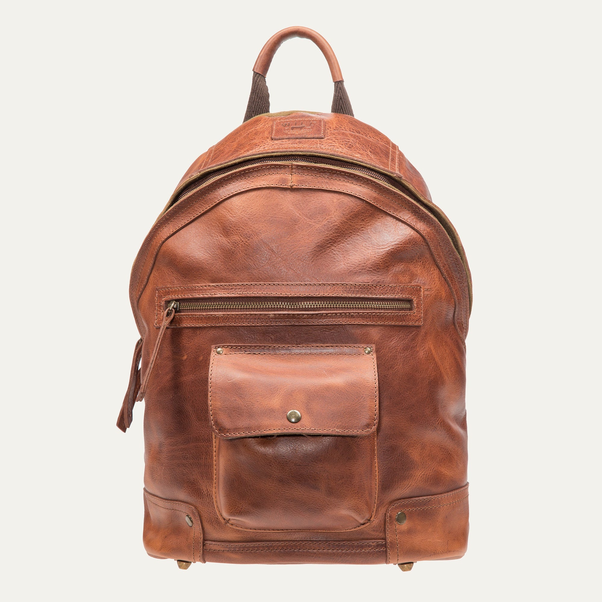 Silas Leather Backpack in Cognac by Will Leather Goods