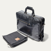 The Continental Briefcase (The William Collection) in Black by Will Leather Goods