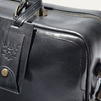 The Continental Briefcase (The William Collection) in Black by Will Leather Goods