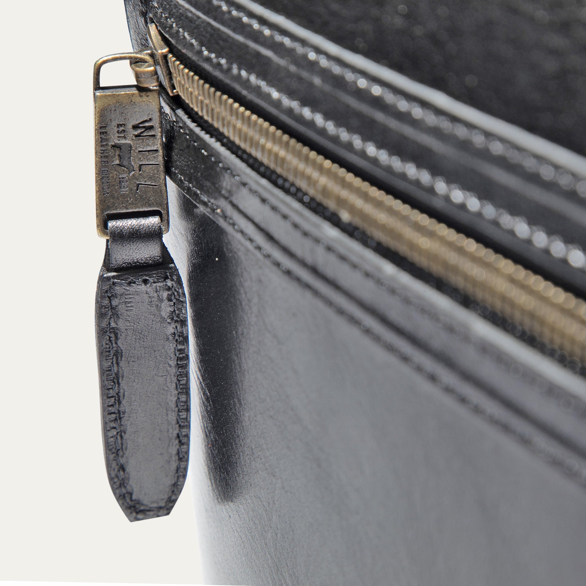 The Continental Briefcase (The William Collection) in Black by Will Leather Goods