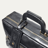 The Continental Briefcase (The William Collection) in Black by Will Leather Goods