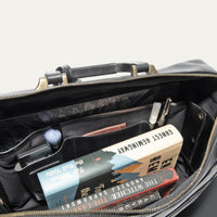 The Continental Briefcase (The William Collection) in Black by Will Leather Goods