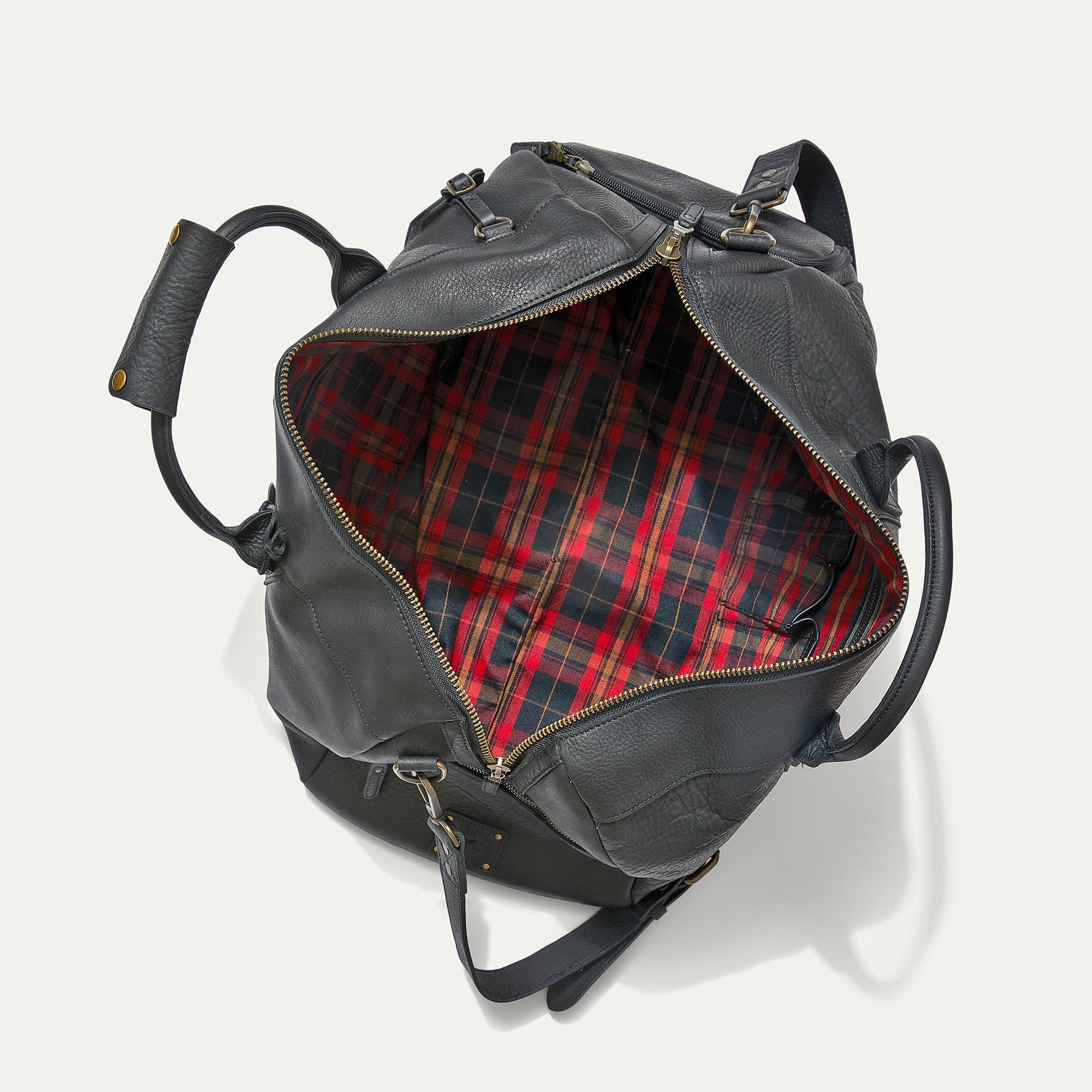 Atticus Leather Shoe Duffle in Black by Will Leather Goods