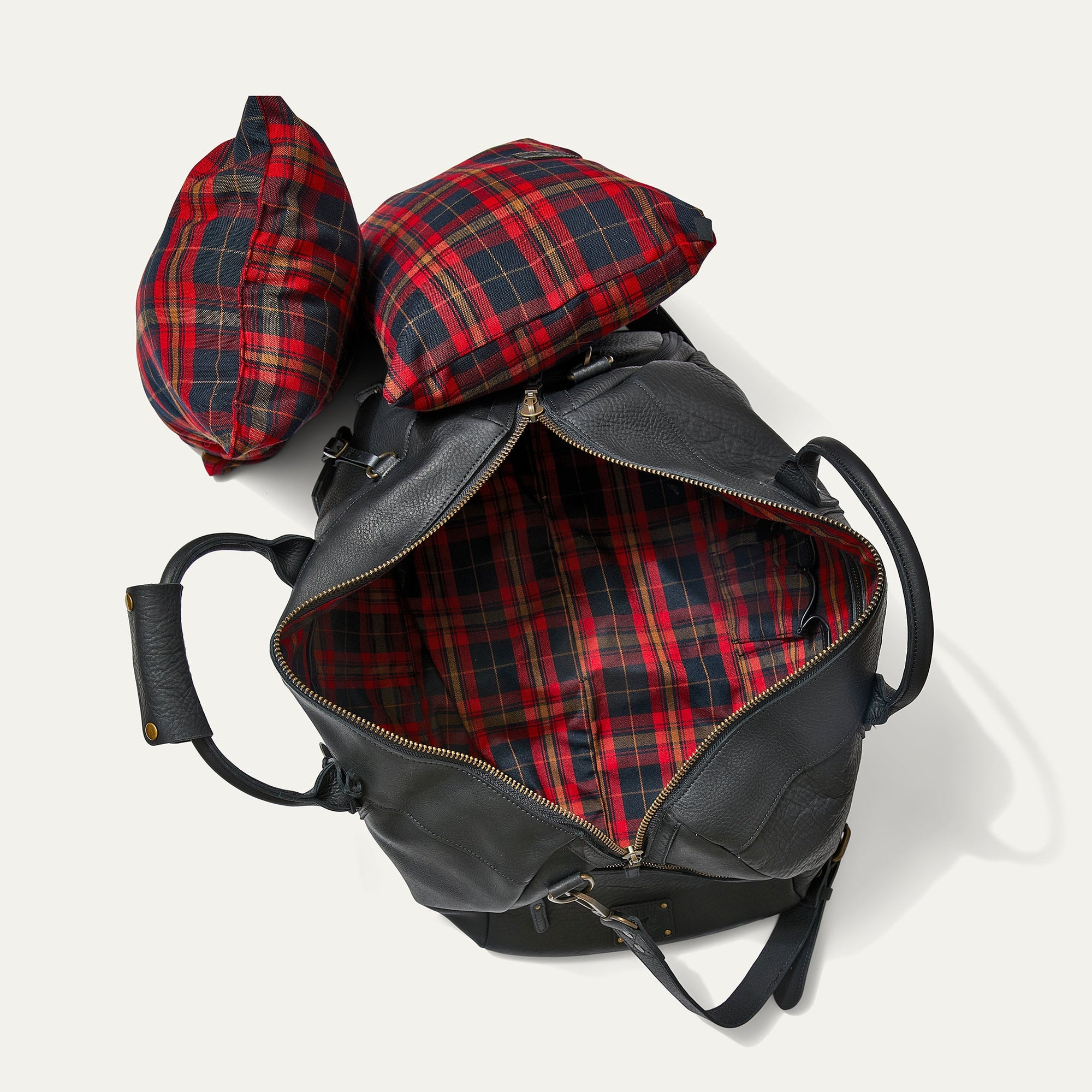 Atticus Leather Shoe Duffle in Black by Will Leather Goods