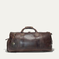 Atticus Leather Shoe Duffle in Brown by Will Leather Goods