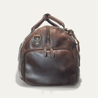 Atticus Leather Shoe Duffle in Brown by Will Leather Goods