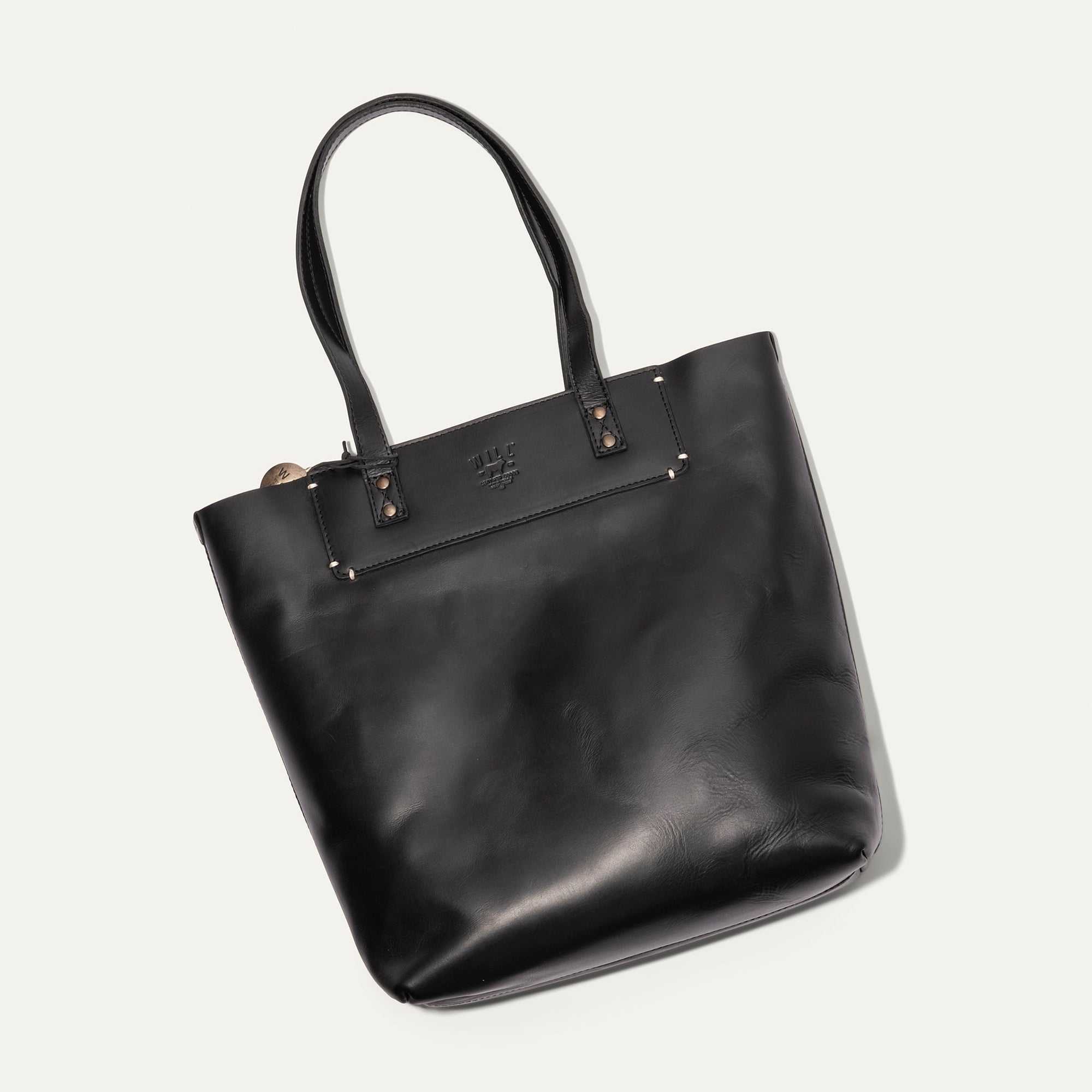 Simple Tote in Black by Will Leather Goods