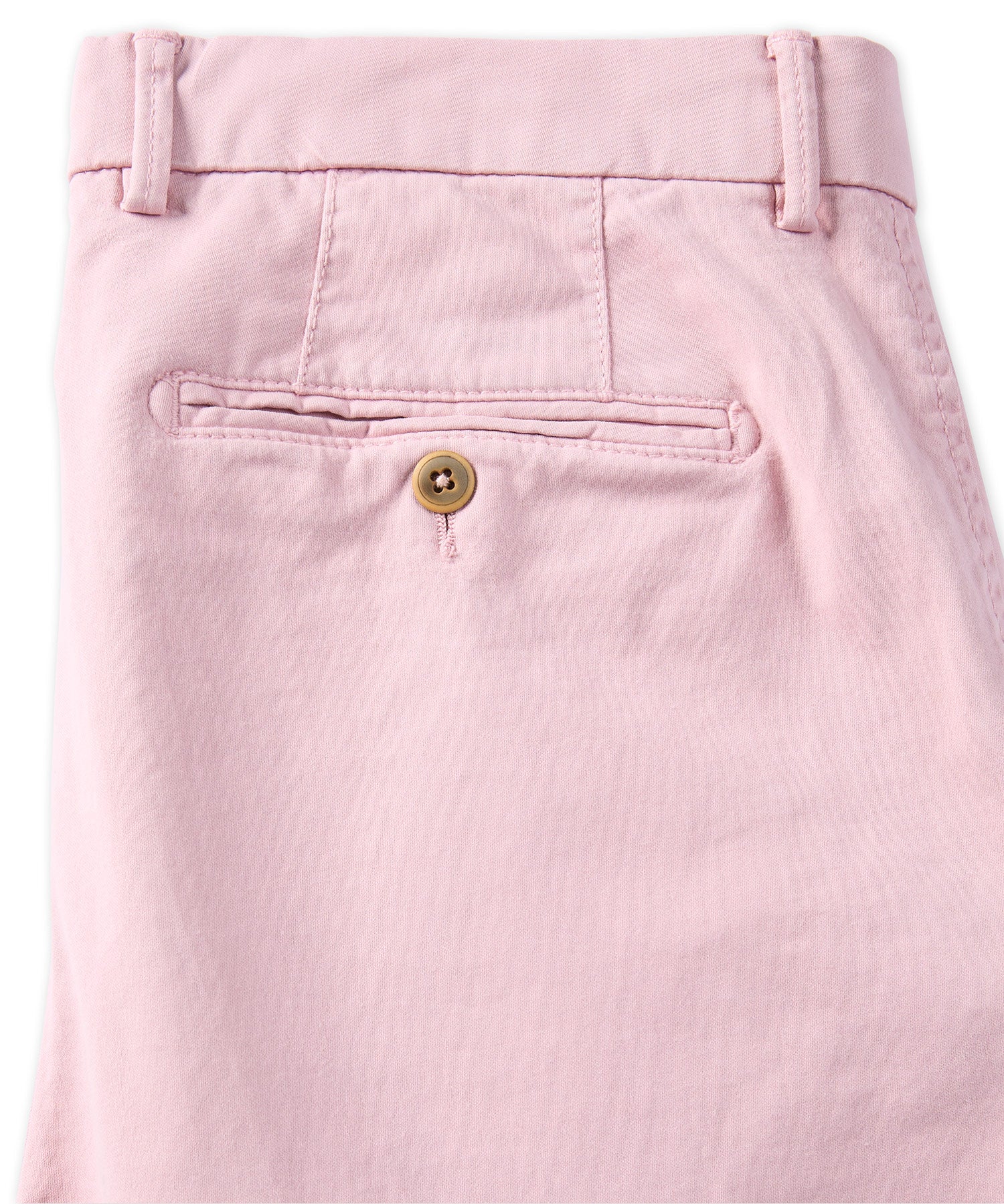 Broken Twill Stretch Cotton Shorts in Dusty Rose (Drummond Traditional Fit) by Ballin