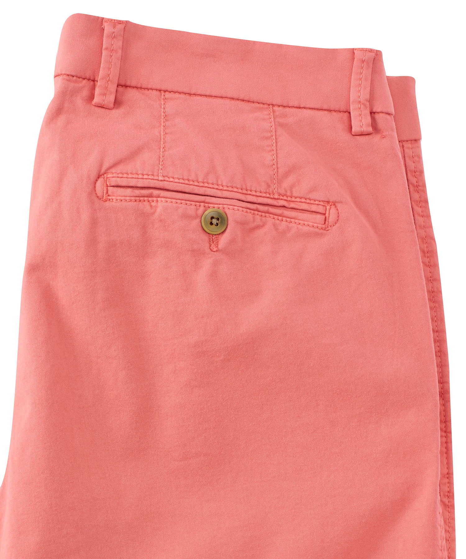 Broken Twill Stretch Cotton Shorts in Faded Rose (Drummond Traditional Fit) by Ballin