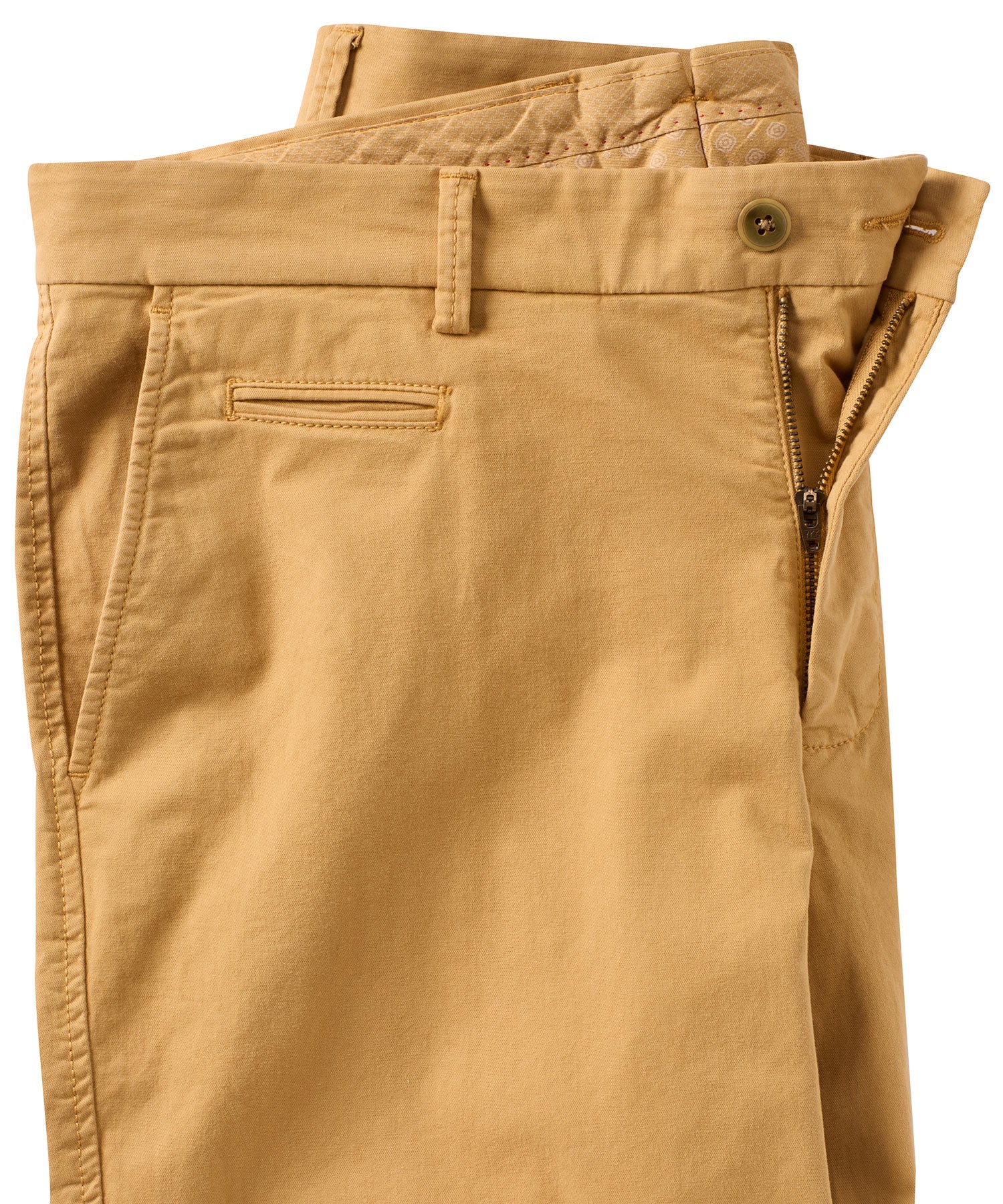 Broken Twill Stretch Cotton Shorts in Iced Coffee (Drummond Traditional Fit) by Ballin