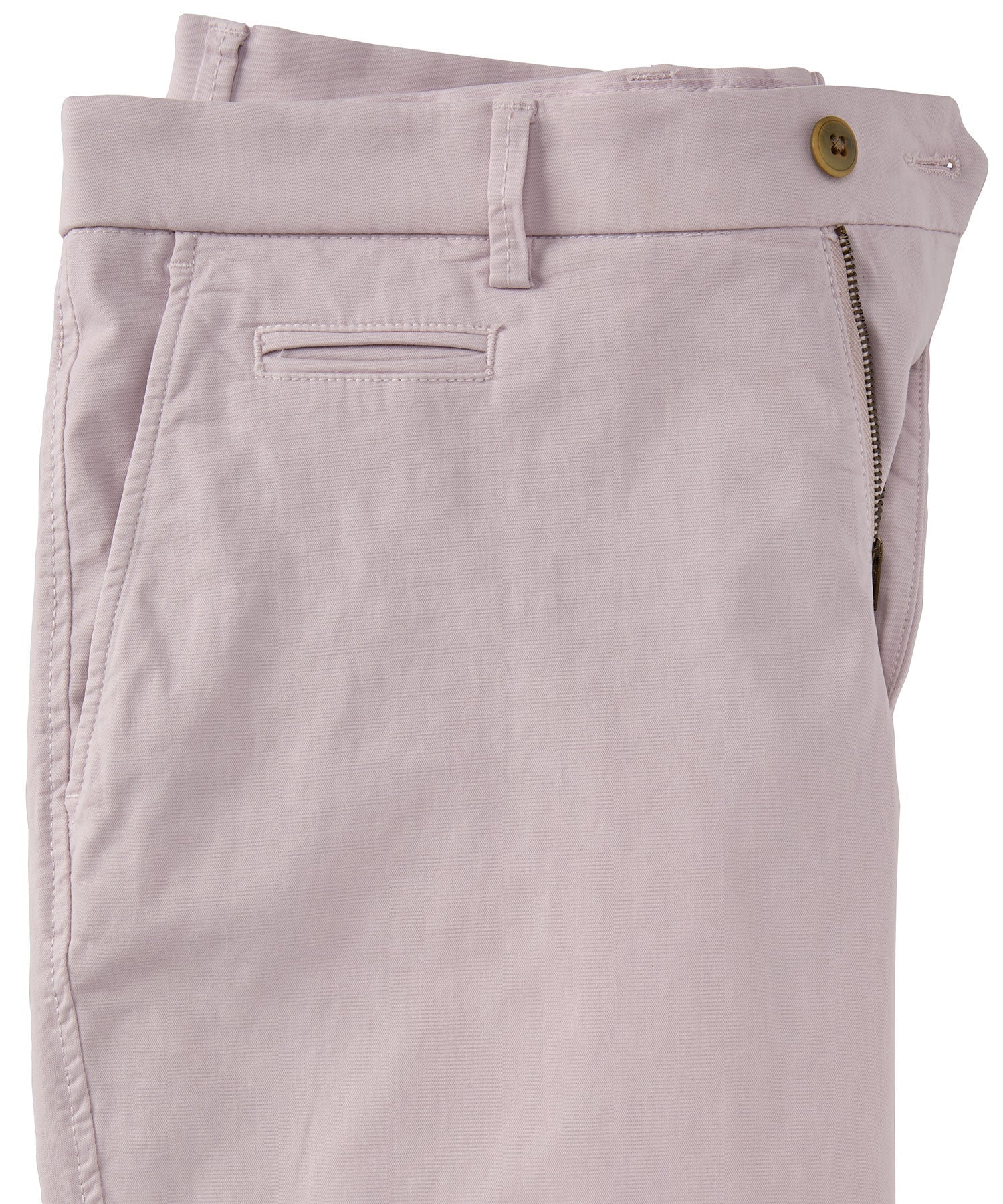 Broken Twill Stretch Cotton Shorts in Lavender (College Modern Fit - 8" Inseam) by Ballin